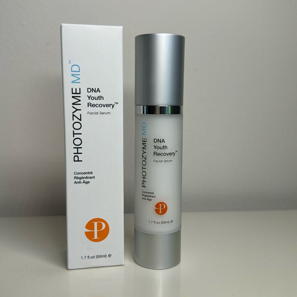 New in box Photozyme MD DNA 🧬 Youth Recovery Facial serum 1.7 FL oz 50 ml